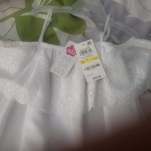 White off shoulder dress